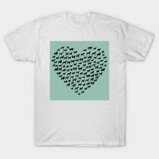 Cute Dog Themed Pattern #4 T-Shirt